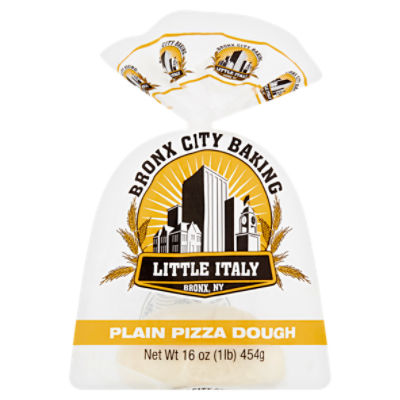 Bronx City Baking Plain Pizza Dough, 16 oz, 16 Ounce