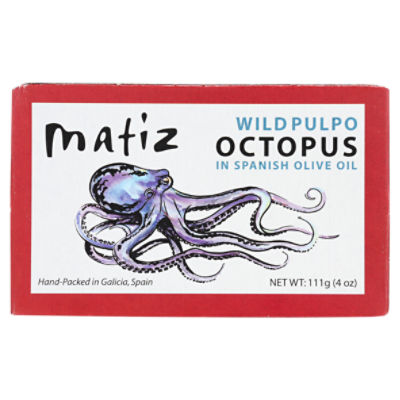 Matiz Wild Pulpo Octopus In Spanish Olive Oil, 4 oz