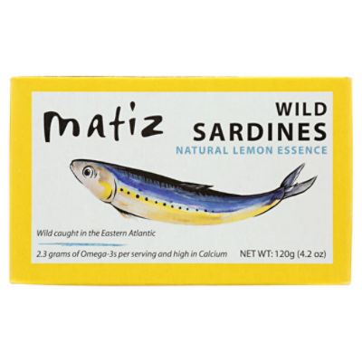 Matiz Natural Lemon Essence Wild Sardines, 4.2 oz