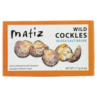 Matiz Wild Cockles in Sea Salt Brine, 4 oz