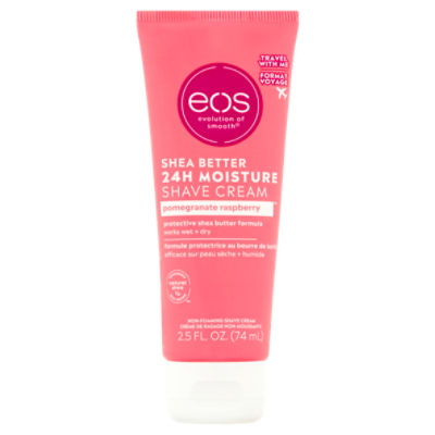 EOS Pomegranate Raspberry Non-Foaming Shave Cream, 2.5 fl oz