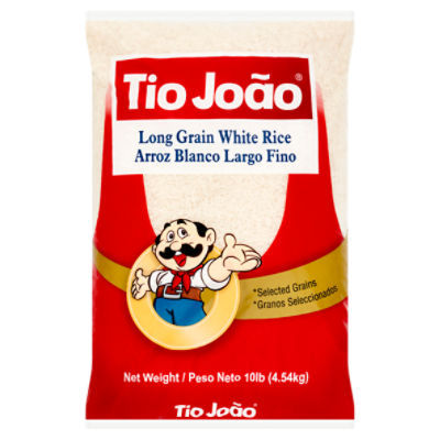 Tio João Long Grain White Rice, 10 lb