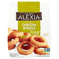 Alexia Crispy Onion Rings with Panko Breading and Sea Salt, 13.5 oz