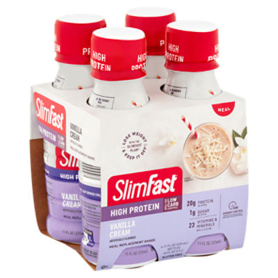 SlimFast Advanced Nutrition Vanilla Cream, Meal Replacement Shake