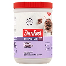 SlimFast Creamy Chocolate Meal Replacement Smoothie Mix, 11 oz, 11.01 Ounce