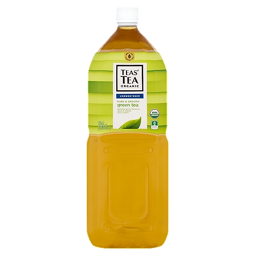 Teas' Tea Unsweetened Organic Pure & Smooth Green Tea, 67.6 fl oz