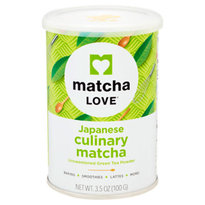 Matcha Love Japanese Culinary Matcha Unsweetened Green Tea Powder, 3.5 oz