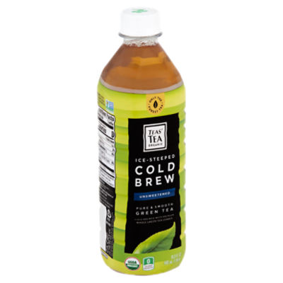 Teas' Tea Organic Ice-Steeped Cold Brew Unsweetened Green Tea, 16.9 fl oz