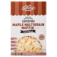 Bakery on Main Maple Multigrain Muffin Instant Oatmeal, 10.5 Ounce