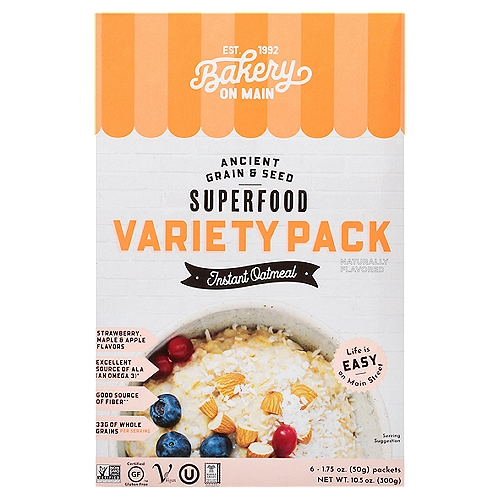 Bakery On Main Variety Pack Oatmeal - 6 Pack