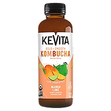 Kevita Live Probiotics Master Brew Kombucha Mango Lime 15.2 Fl Oz