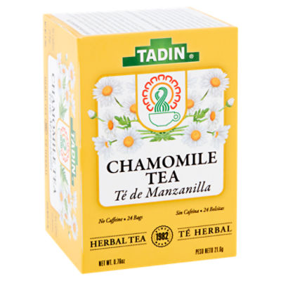 Tadin Chamomile Herbal Tea Bags, 24 count, 0.76 oz