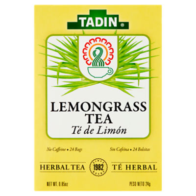 Tadin Lemongrass Herbal Tea Bags, 24 count, 0.85 oz