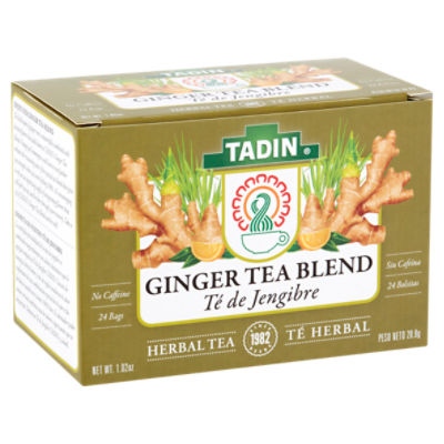 Tadin Ginger Blend Herbal Tea Bags, 24 count, 1.02 oz