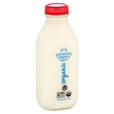 Trickling Springs Organic Whole Milk, 1 quart