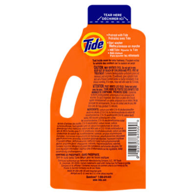 Tide Original Scent Liquid Detergent, 1 load, 1.46 fl oz