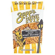 Zapp's New Orleans Style Jazzy Honey Mustard Sinfully-Seasoned Pretzel Stix, 16 oz