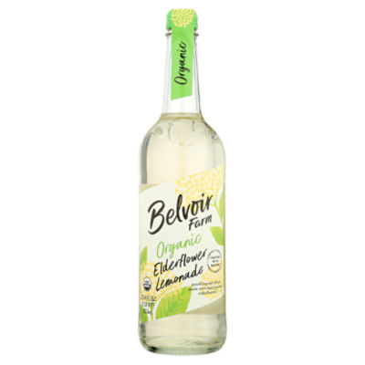 Belvoir Farm Organic Elderflower & Lemonade Sparkling Soft Drink, 25.4 fl oz
