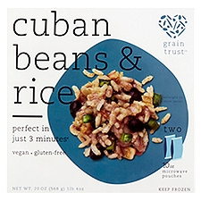 Grain Trust Cuban Beans & Rice, 10 oz, 2 count