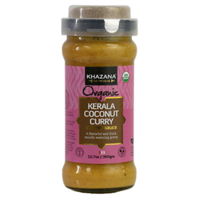 Khazana Organic Kerala Coconut Curry Simmer Sauce, 12.7 oz