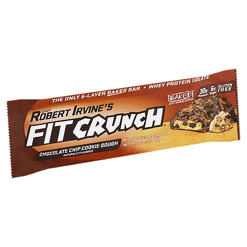 Chef Robert Irvine's Fit Crunch Chocolate Chip Cookie Dough Whey Protein Baked Bar, 3.10 oz
Baked™ Soft Cookie Center
