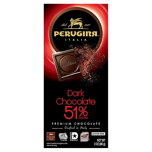 Perugina 51% Dark Chocolate Bar, 3 Ounce