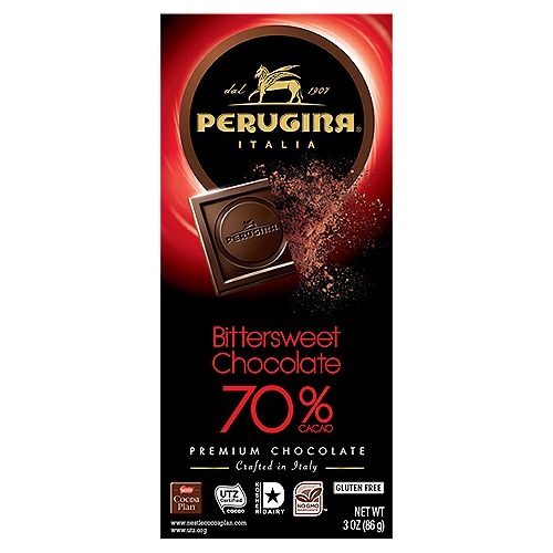 Perugina 70% Bittersweet Chocolate Bar, 3 Ounce