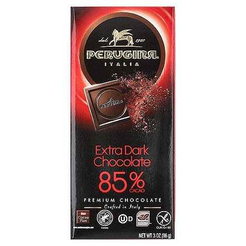 Perugina 85% Extra Dark Chocolate, 3 oz