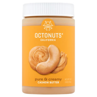 Octonuts California Pure & Creamy Cashew Butter, 16 oz