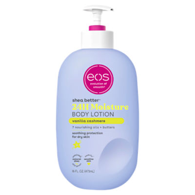 Executie liefdadigheid Algemeen eos Shea Better Vanilla Cashmere 24h Moisture Body Lotion, 16 fl oz