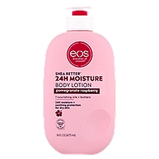 eos Shea Better Pomegranate Raspberry 24h Moisture, Body Lotion, 16 Fluid ounce