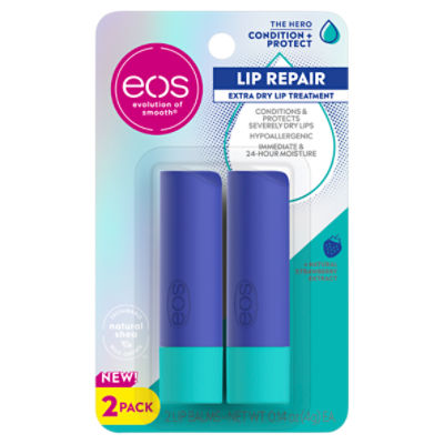 eos Lip Repair Lip Balm, 0.14 oz, 2 count