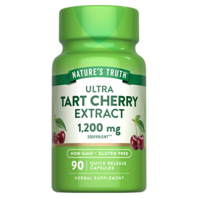 Nature's Truth Ultra Tart Cherry Extract Herbal Supplement, 1,200 mg, 90 count