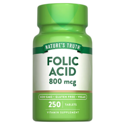 Nature's Truth Folic Acid 800 mcg