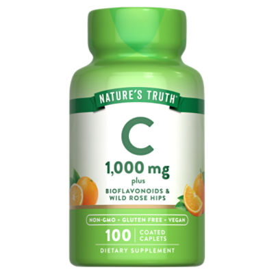 Nature's Truth Vitamin C 1,000 mg with Bioflavonoids & Wild Rose Hips