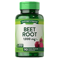 Nature's Truth Vitamins Beet Root Herbal Supplement, 1,000 mg, 90 count