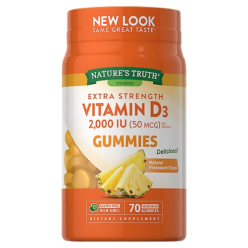 Nature's Truth Extra Strength Vitamin D3 2,000 IU (50 mcg) Gummies