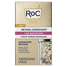 RoC Retinol Correxion Line Smoothing Night Serum Capsules, 30 count, 0.35 fl oz