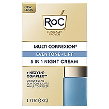RoC Multi Correxion Even Tone + Lift 5 in 1 Night Cream, 1.7 oz