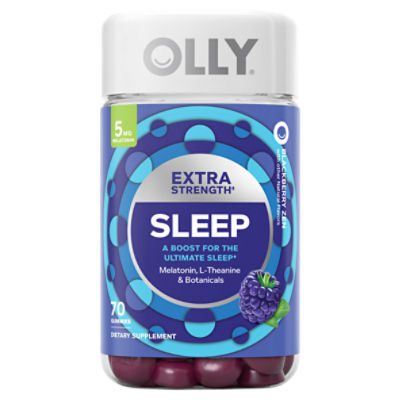 Olly Extra Strength Sleep Blackberry Zen Dietary Supplement, 70 count