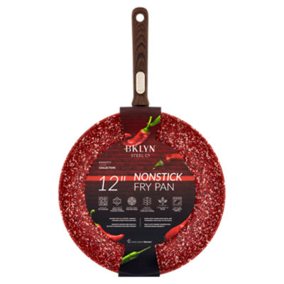 Bklyn Steel Co Gravity Collection 12" Nonstick Fry Pan, 1 Each
