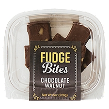 Fudge Bites Chocolate Walnut Bites, 8 oz, 8 Ounce