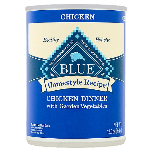 The Blue Buffalo Co. Blue Homestyle Recipe Chicken Dinner Natural Food for Dogs, 12.5 oz