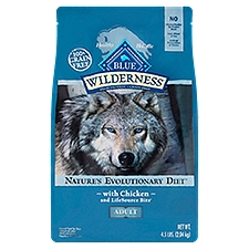 Blue Wilderness Adult, Natural Food for Dogs, 72 Ounce