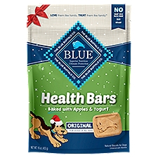 Blue Health Bars Natural Biscuits for Dogs, Original Apples & Yogurt, 16 Ounce
