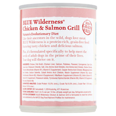 Blue wilderness hot sale nutrition facts