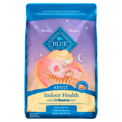 The Blue Buffalo Co. BLUE Indoor Health Chicken & Brown Rice Recipe Natural Food for Cats, 10 lbs