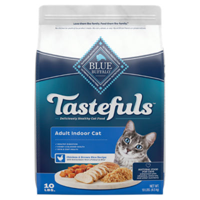 The Blue Buffalo Co. BLUE Indoor Health Chicken & Brown Rice Recipe Natural Food for Cats, 10 lbs