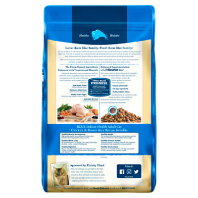 Blue indoor outlet health cat food