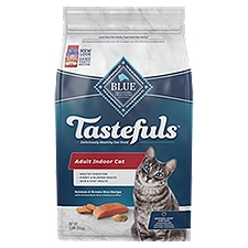 The Blue Buffalo Co. Blue Tastefuls Salmon & Brown Rice Recipe Natural Food for Cats, Adult, 5 lbs
